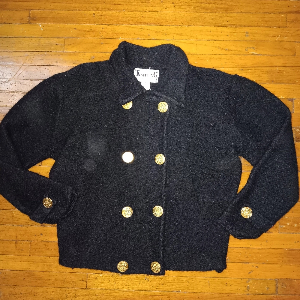 KnittinG needle wool jacket